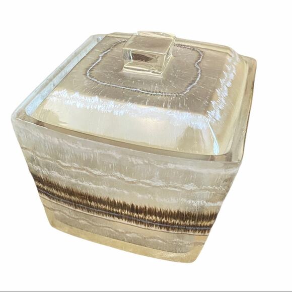 Vintage Hand Painted Vanity Toiletry Covered Jar - Picture 3 of 9